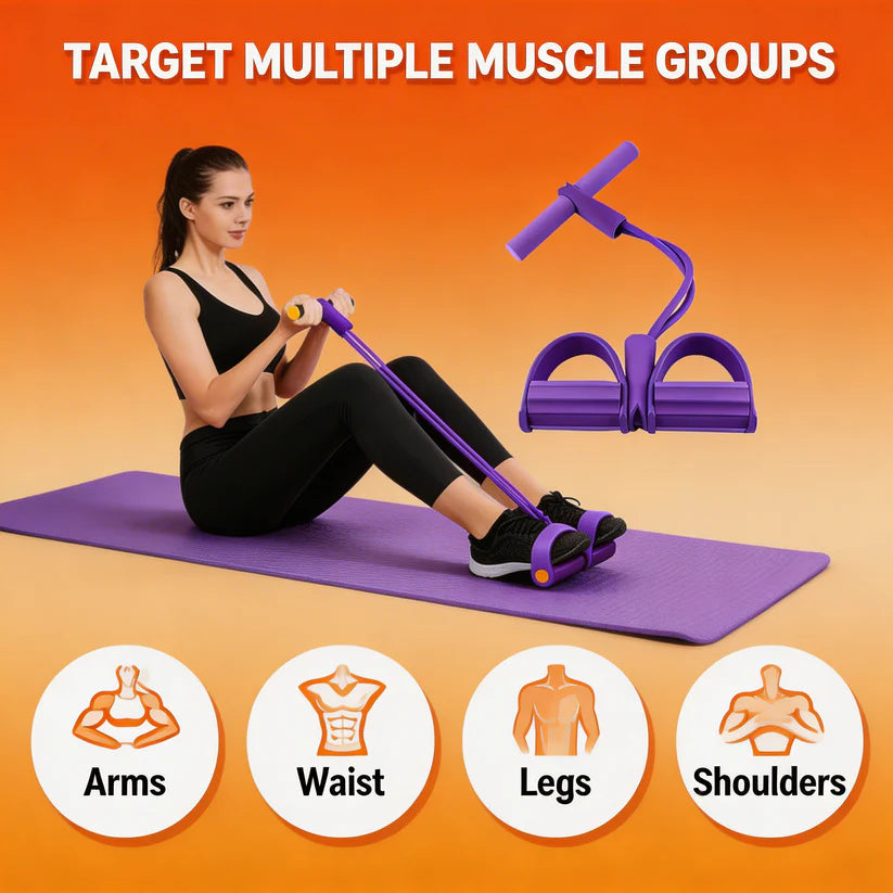 Multifunction Pedal Resistance Band Trainer