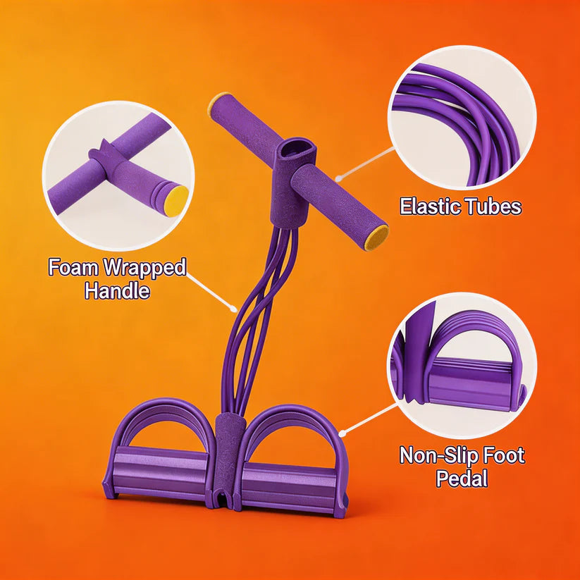 Multifunction Pedal Resistance Band Trainer