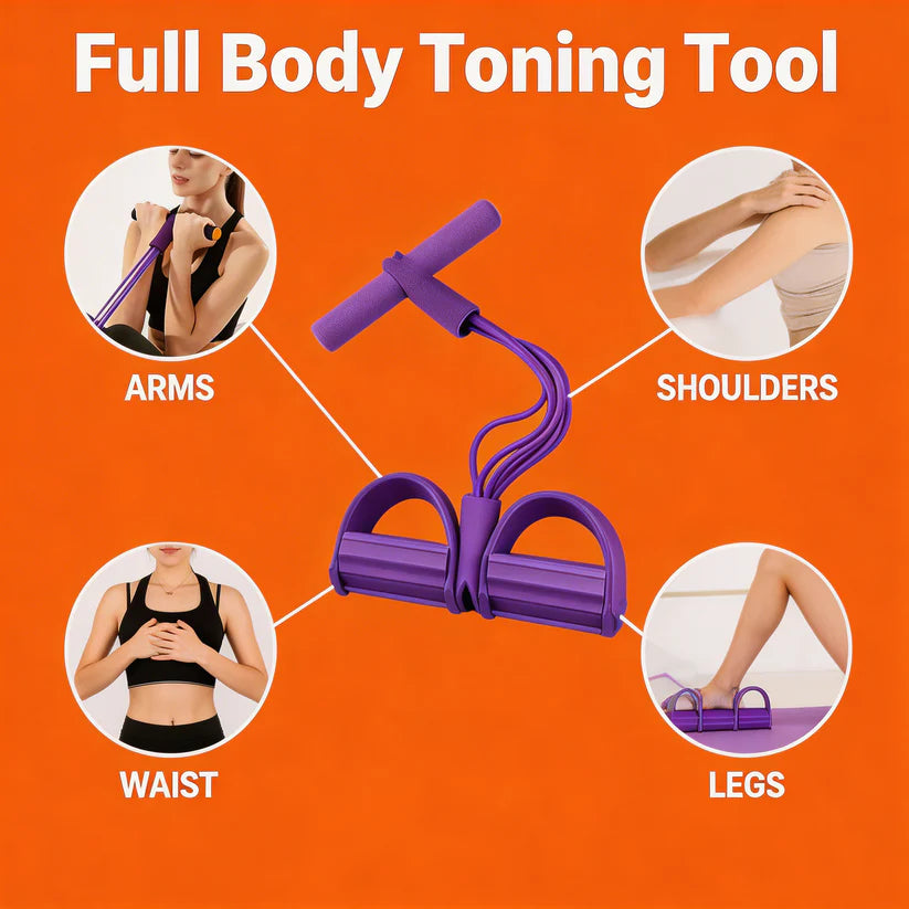 Multifunction Pedal Resistance Band Trainer
