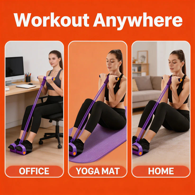 Multifunction Pedal Resistance Band Trainer