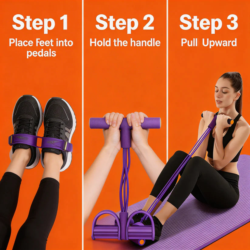 Multifunction Pedal Resistance Band Trainer