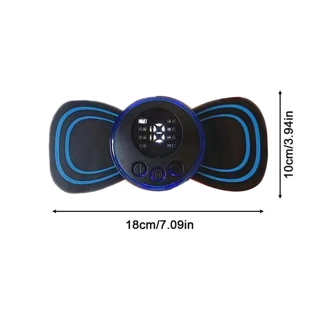 PowerRelief Mini Electric Massager — 8 Modes, 19 Levels, Full Body Relief