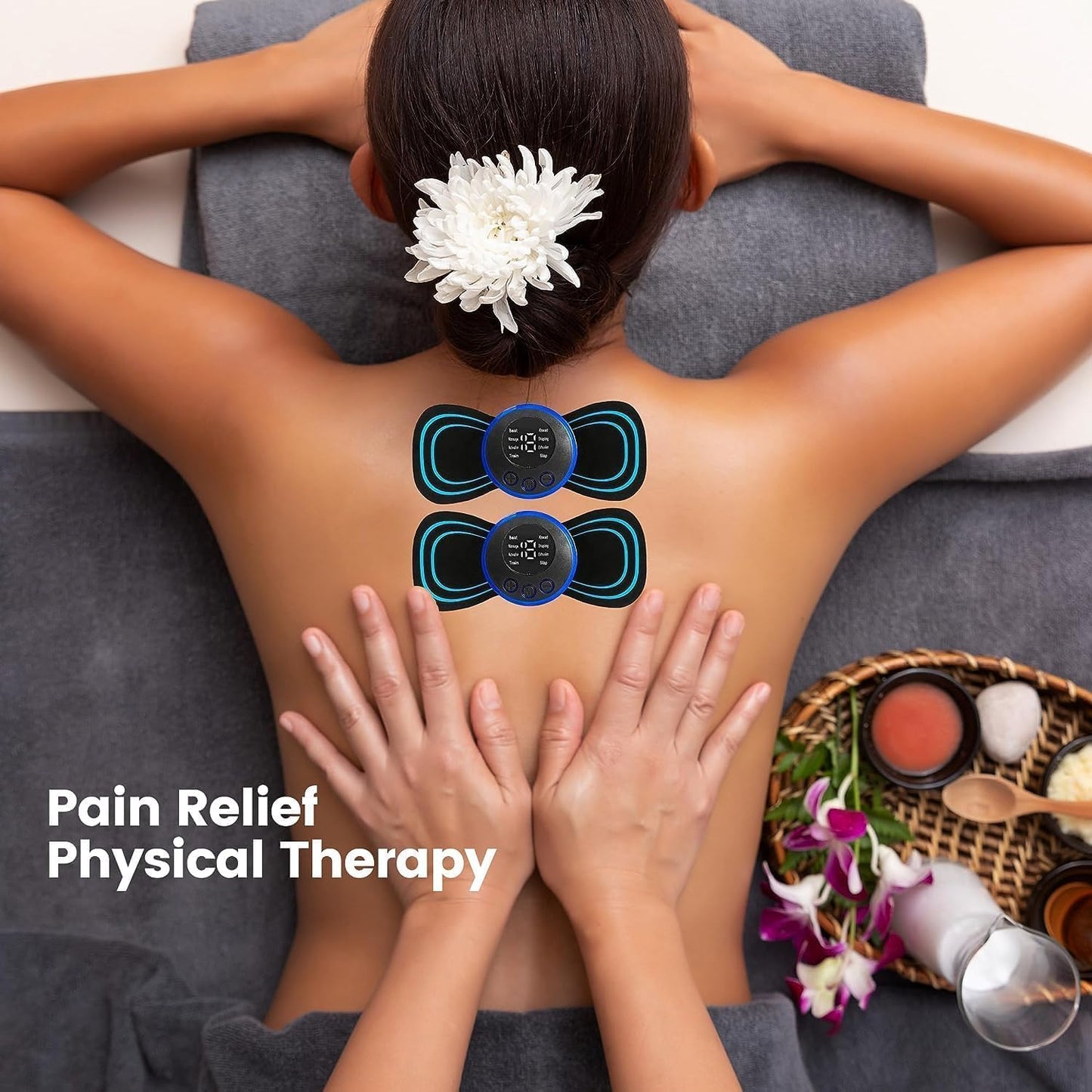 PowerRelief Mini Electric Massager — 8 Modes, 19 Levels, Full Body Relief