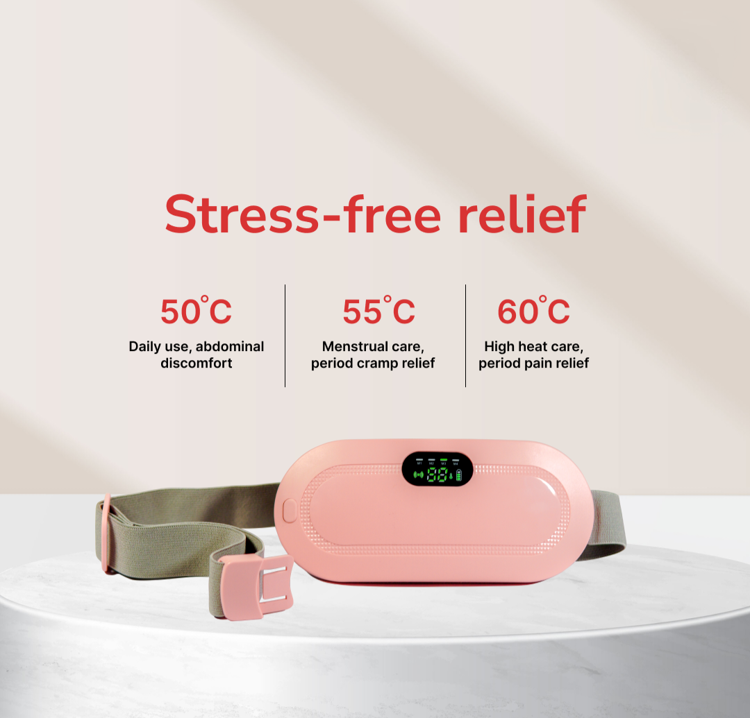 Period Cramp Relief Massager with Heating Pad