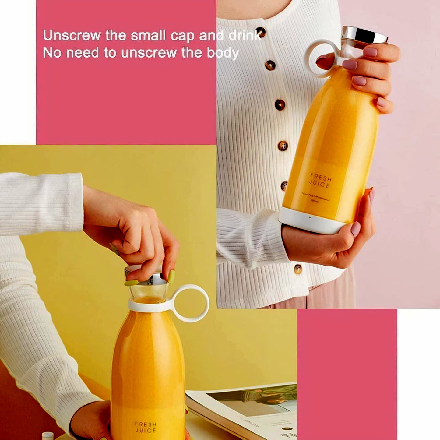 Portable Mini Blender Bottle for Fresh Juice