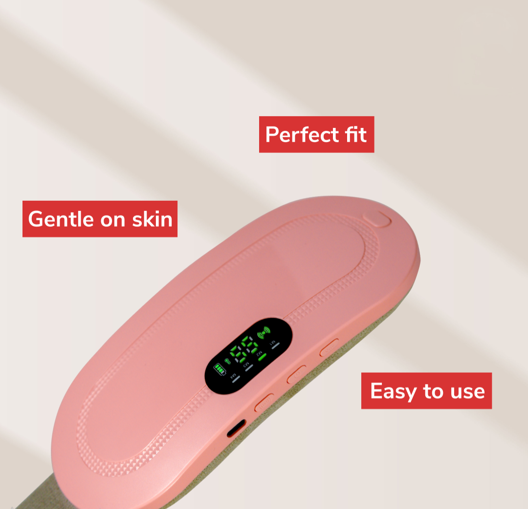 Period Cramp Relief Massager with Heating Pad